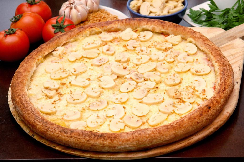 Pizza de champignon